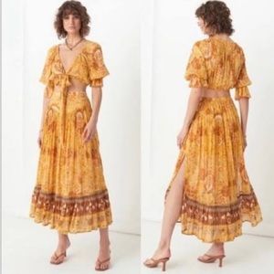 Spell Mystic Maxi Skirt and Mystic Tie Top.